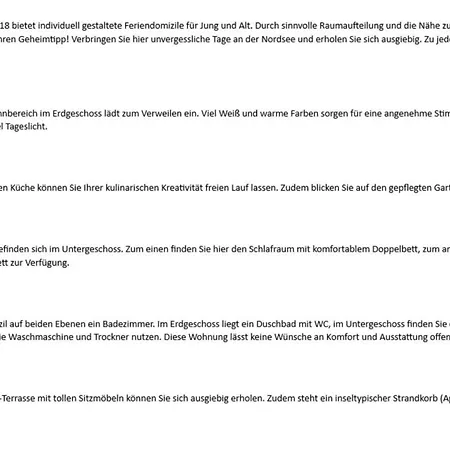 Risgap 18e, App 5 Apartment Wenningstedt-Braderup